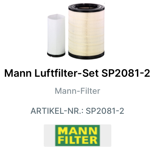 Mann Luftfilter C30030