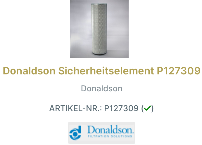 Donaldson Luftfilter-Set X770881