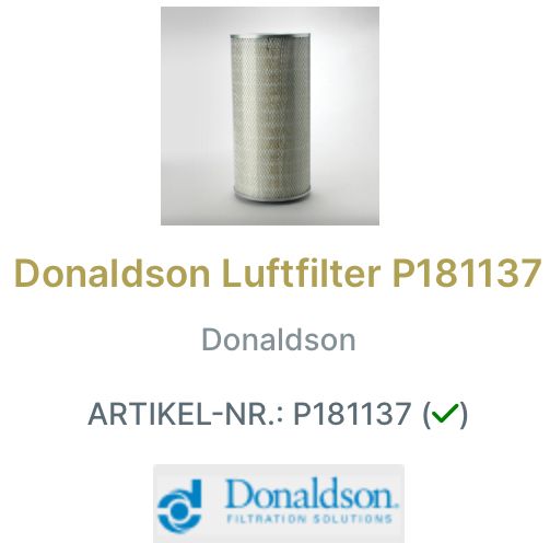 Donaldson Luftfilter-Set X770992