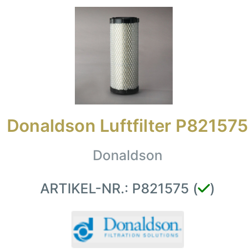Donaldson Luftfilter-Set X770998
