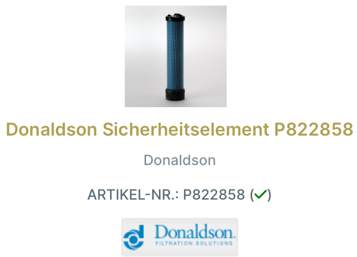 Donaldson Luftfilter-Set X770998