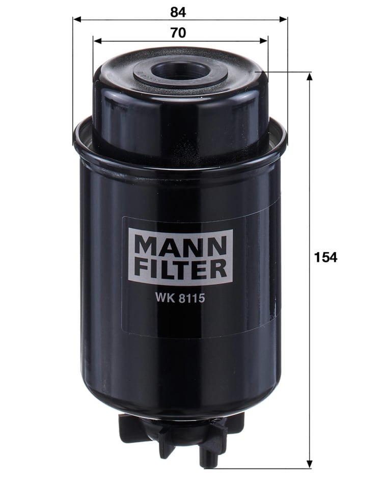 Mann Kraftstofffilter WK8115