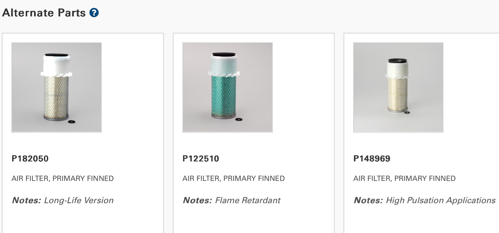 Donaldson Luftfilter P181050