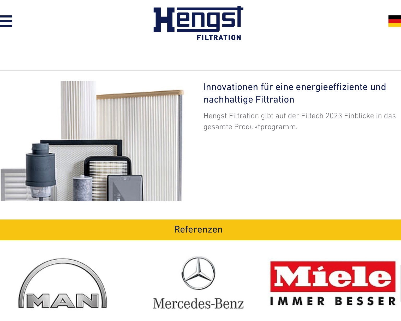 Hengst Kraftstofffilter E11S04D65