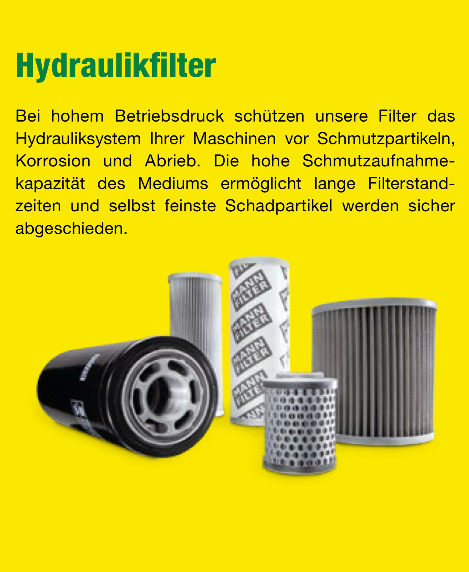 Mann Hydraulikfilter WH945